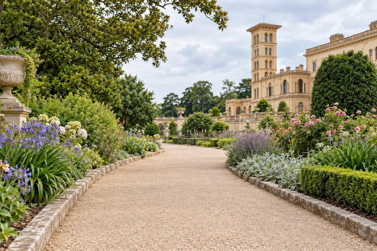 Accessible paths through the Osborne House estate